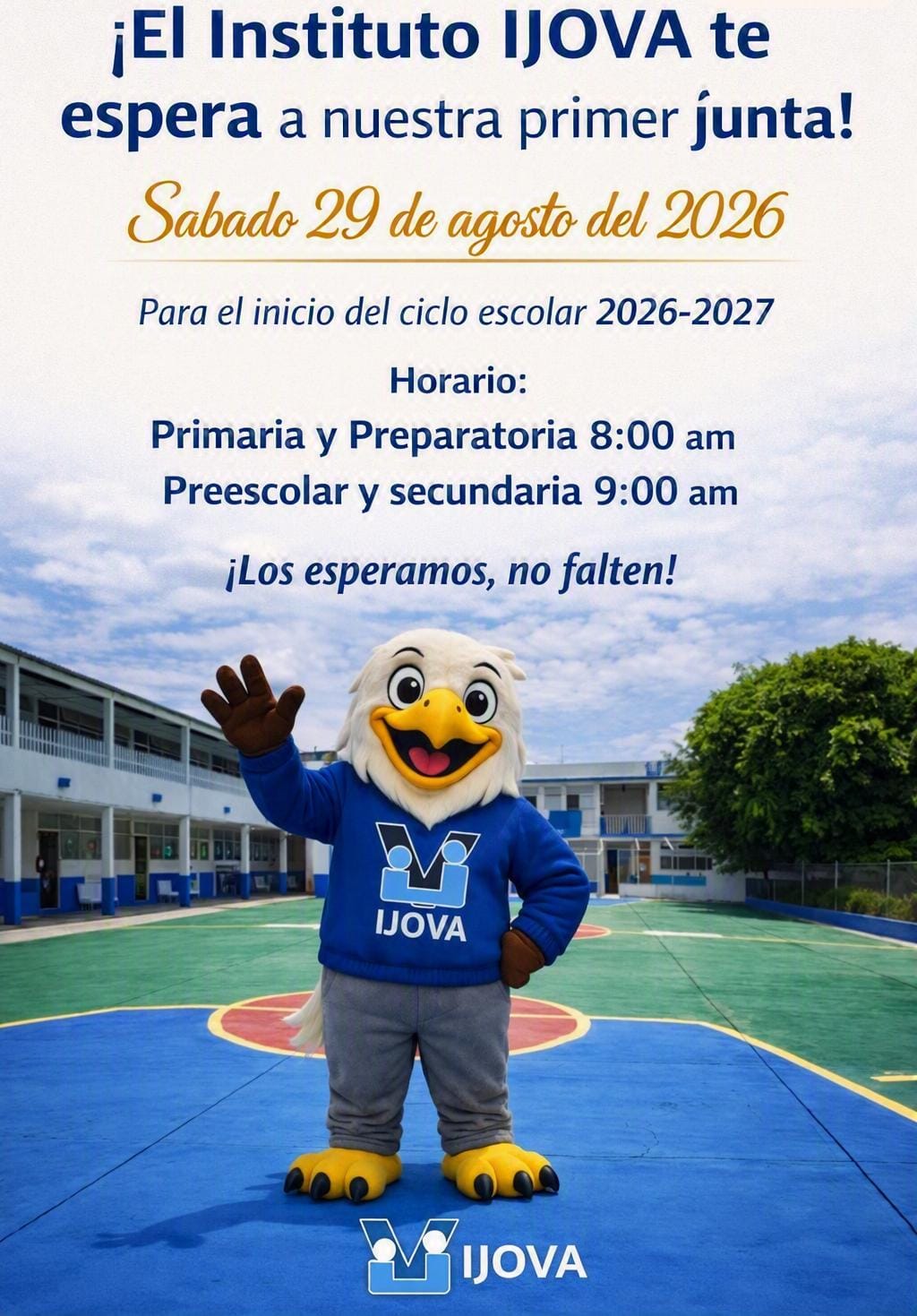 Junta de Padres de Familia Para Inicio de Ciclo Escolar 2026-2027